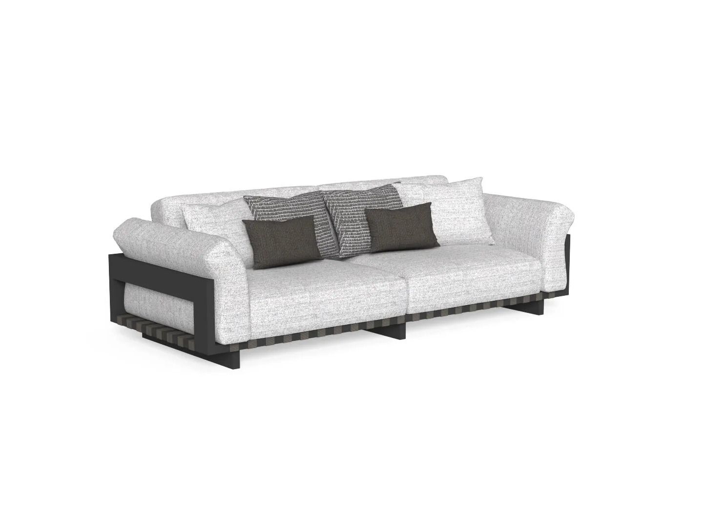 3-местный тканевый садовый диван Talenti Argo-alu ARCH-00144848 - Вид №7