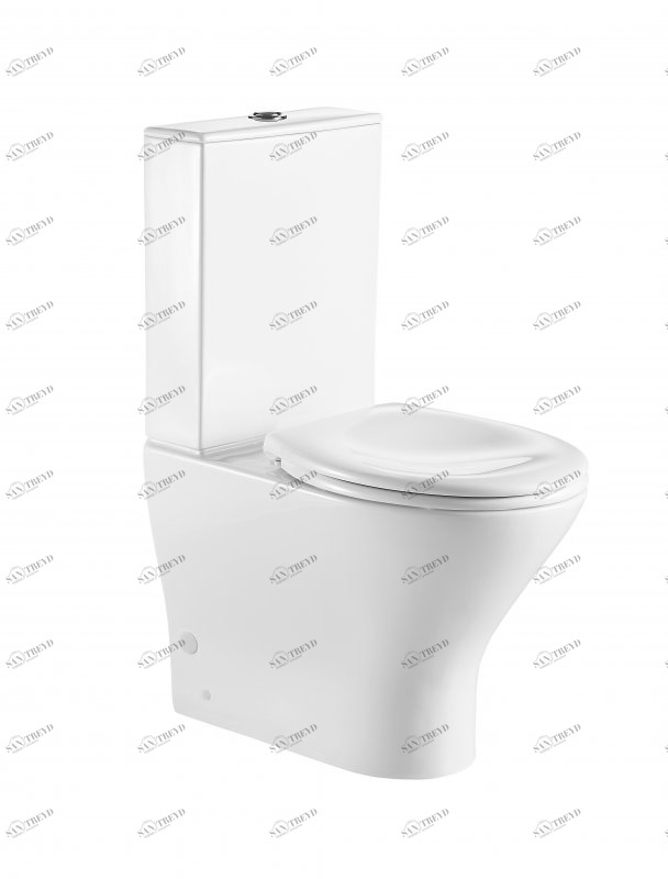 Унитаз-компакт безободковый BelBagno ACQUA Компакт унитаз с бачком Белый BELBAGNO ACQUA Китай