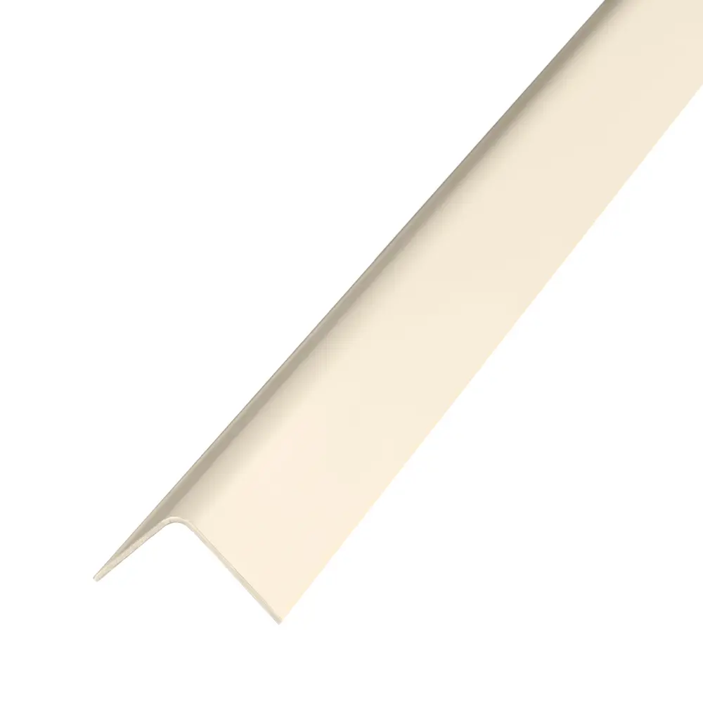 Угол ПВХ наружный 1000x20x20 мм бежевый матовый 89431857 STLM-2203987 POLIPLAST 