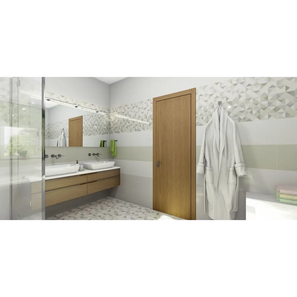Плитка настенная «Керкира» 7Д тип 1 60x30 см 1.98 м² цвет мультиколор Керамин STLM-2210346 - Вид №3