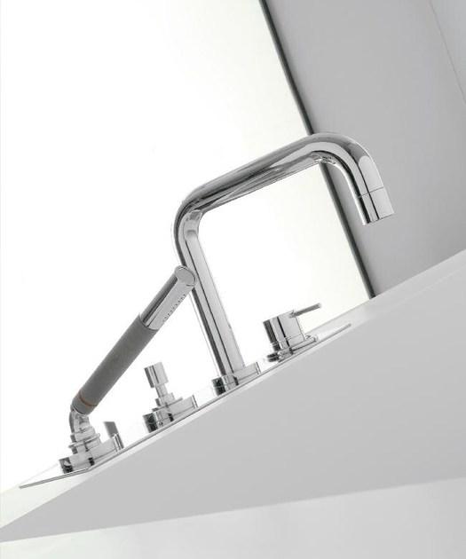 ZAZZERI Набор для ванны, однорычажный, с ручным душем, 4 отверстия Modo sun-id-1456040 - Вид №2