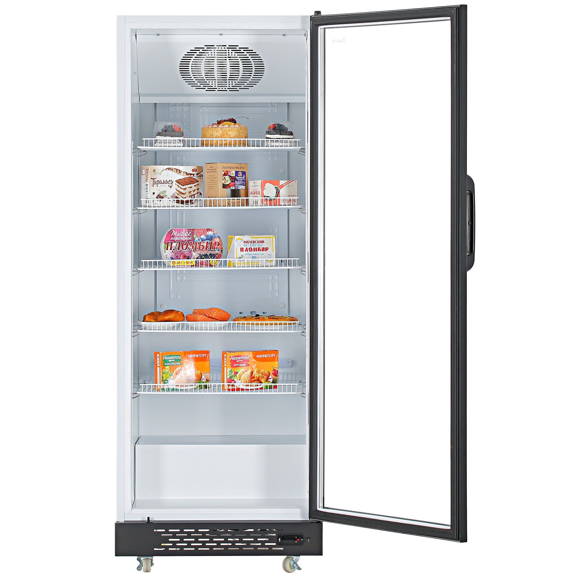 5366401 Холодильная витрина   Бирюса B500D черный STDN-0029000 - Вид №5