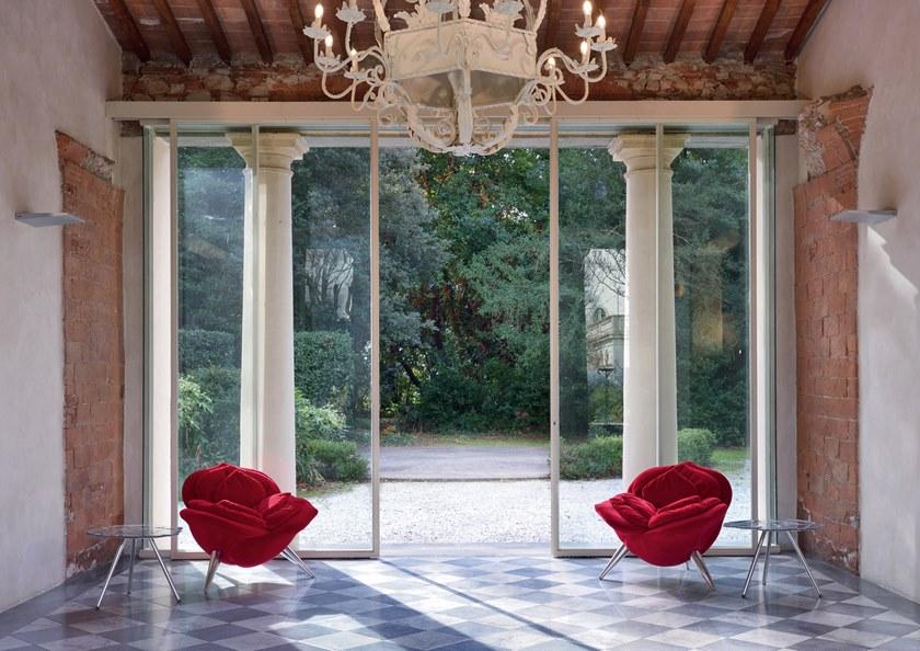 edra Кресло из бархата  Flwr10  - Вид №4