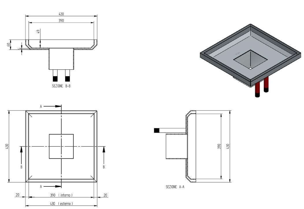 Настенный газовый камин ITALKERO NINFEA ARCH-00144932 - Вид №2