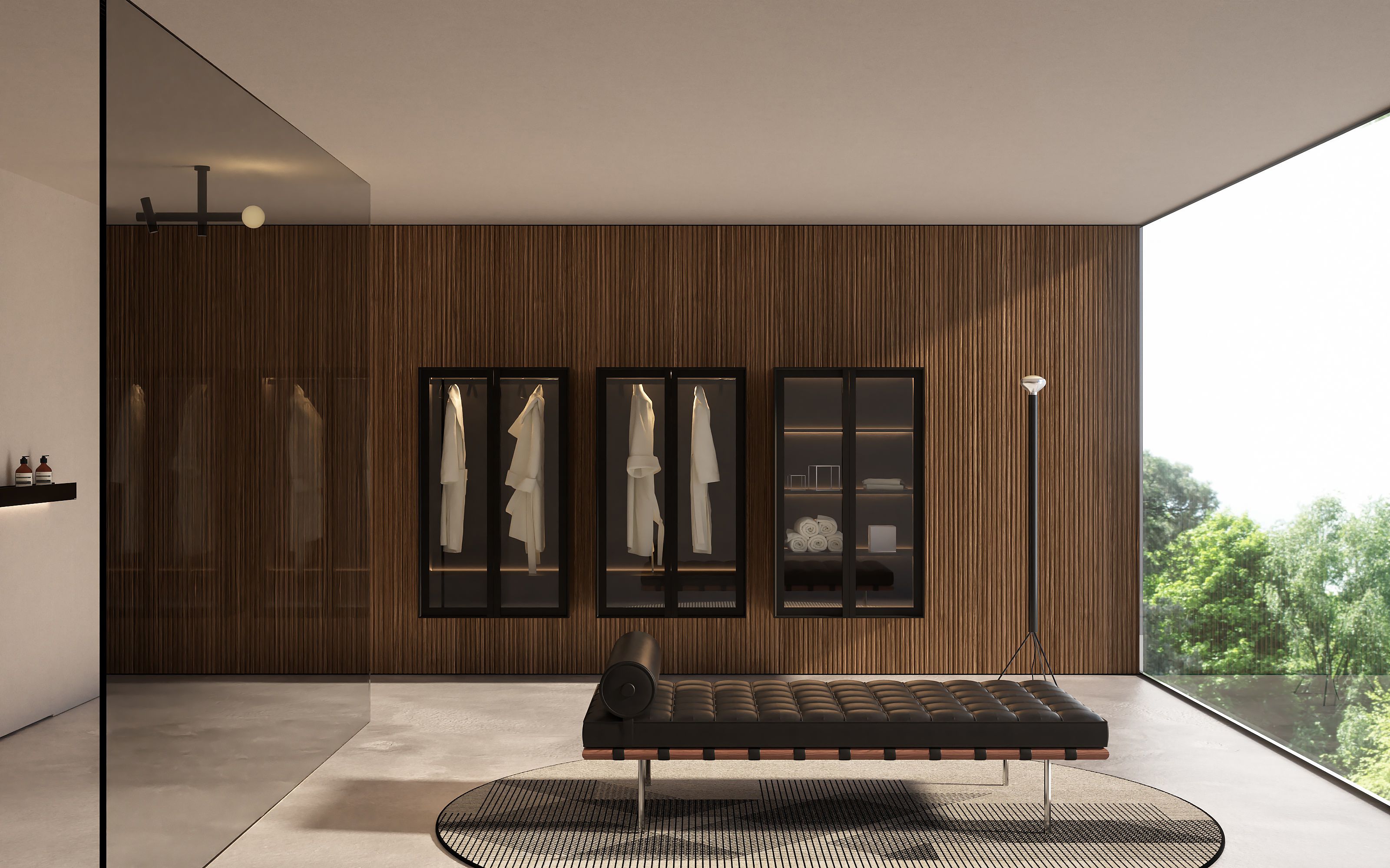 Деревянная подвесная витрина Antoniolupi Bemade ARCH-00123026 - Вид №1