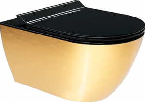 881551 Подвесной унитаз настенный Черный GSI ceramica  Италия