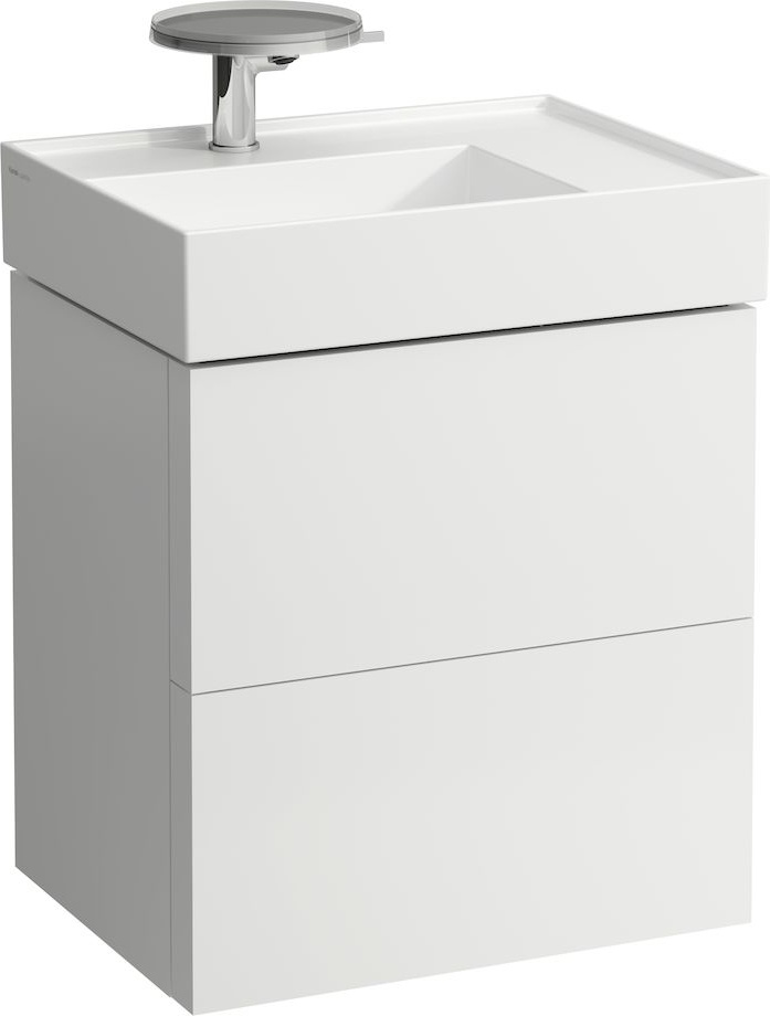 H8103347571121 Раковина с полочкой справа, со специальным скрытым сливом LAUFEN PRO - Вид №1