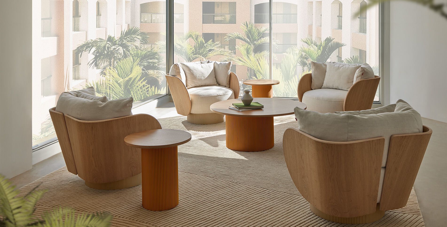 Ткань поворотный стул Punt Dune ARCH-00152561 - Вид №3