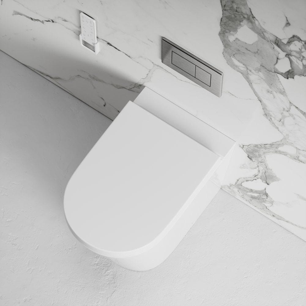 Напольный керамический туалет биде с налетом и кассетой LUSSO INTELLISMART ARCH-00036445 - Вид №6