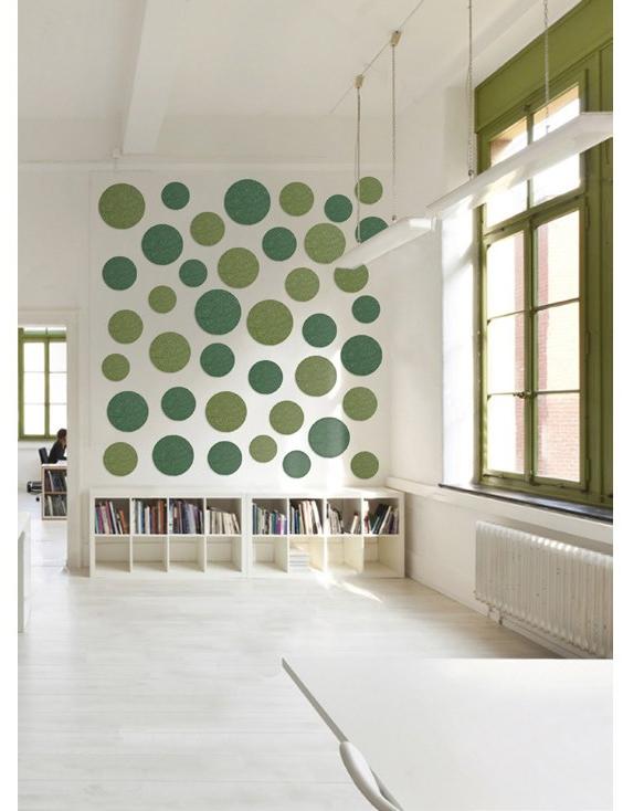 Slalom Акустическая стеновая панель из ткани Felt sun-id-1414541 - Вид №4