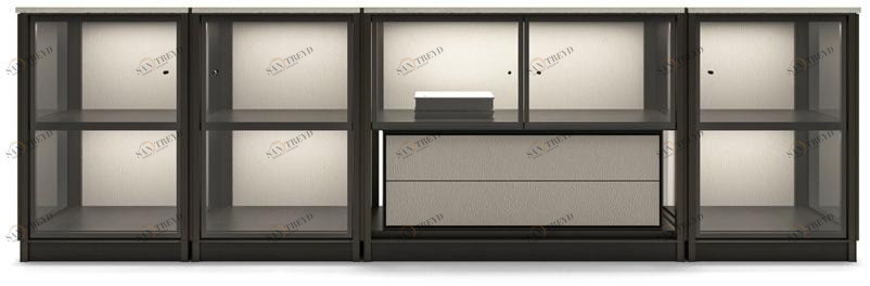 Giorgetti Модульный буфет со встроенной подсветкой Domus sun-id-1476882