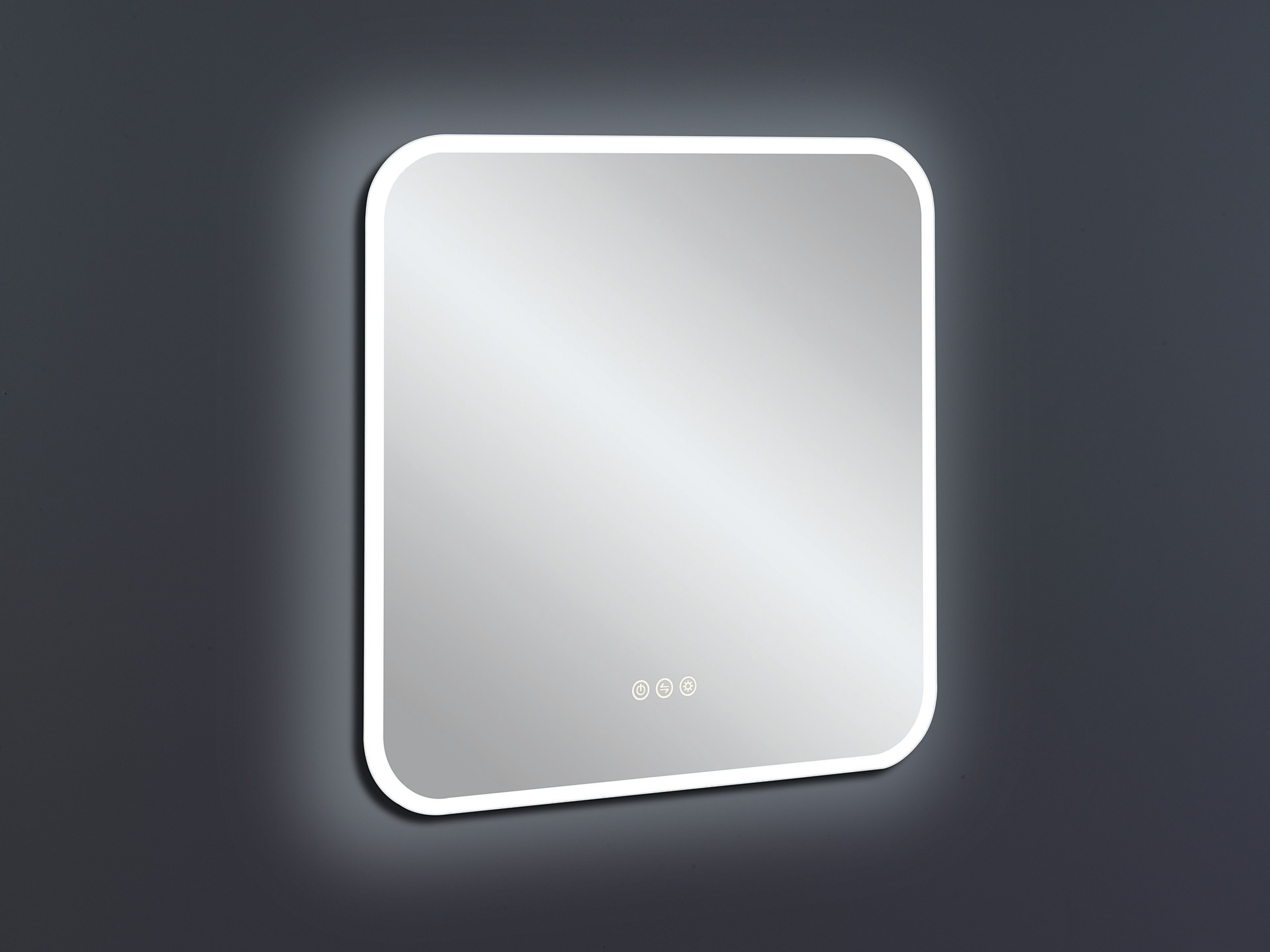 Квадратное зеркало со встроенным настенным освещением CROSSWATER SVELTE ARCH-00096804 - Вид №1