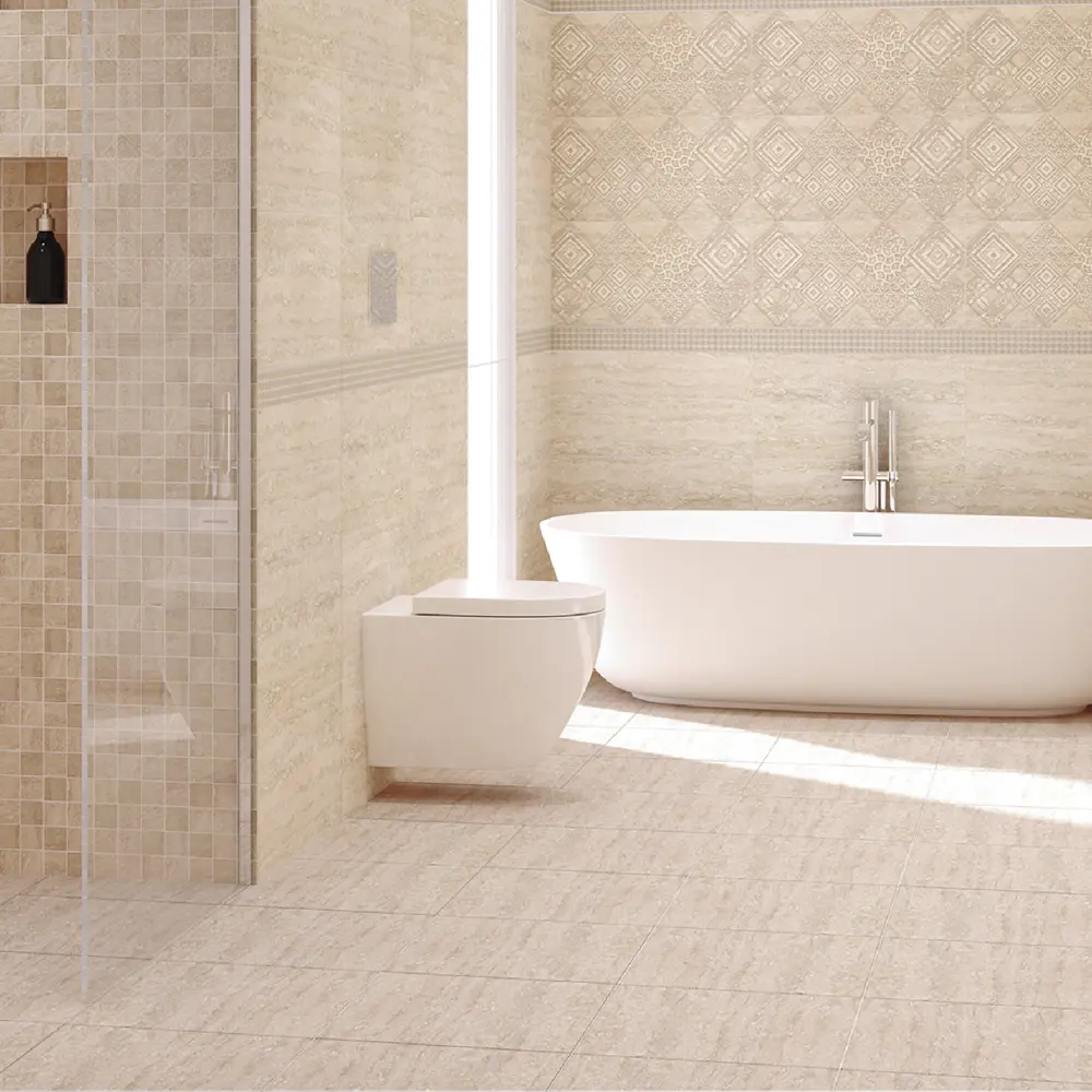 Плитка напольная Azori Ascoli 42x42 см 1.23 м² цвет бежевый STLM-2036398