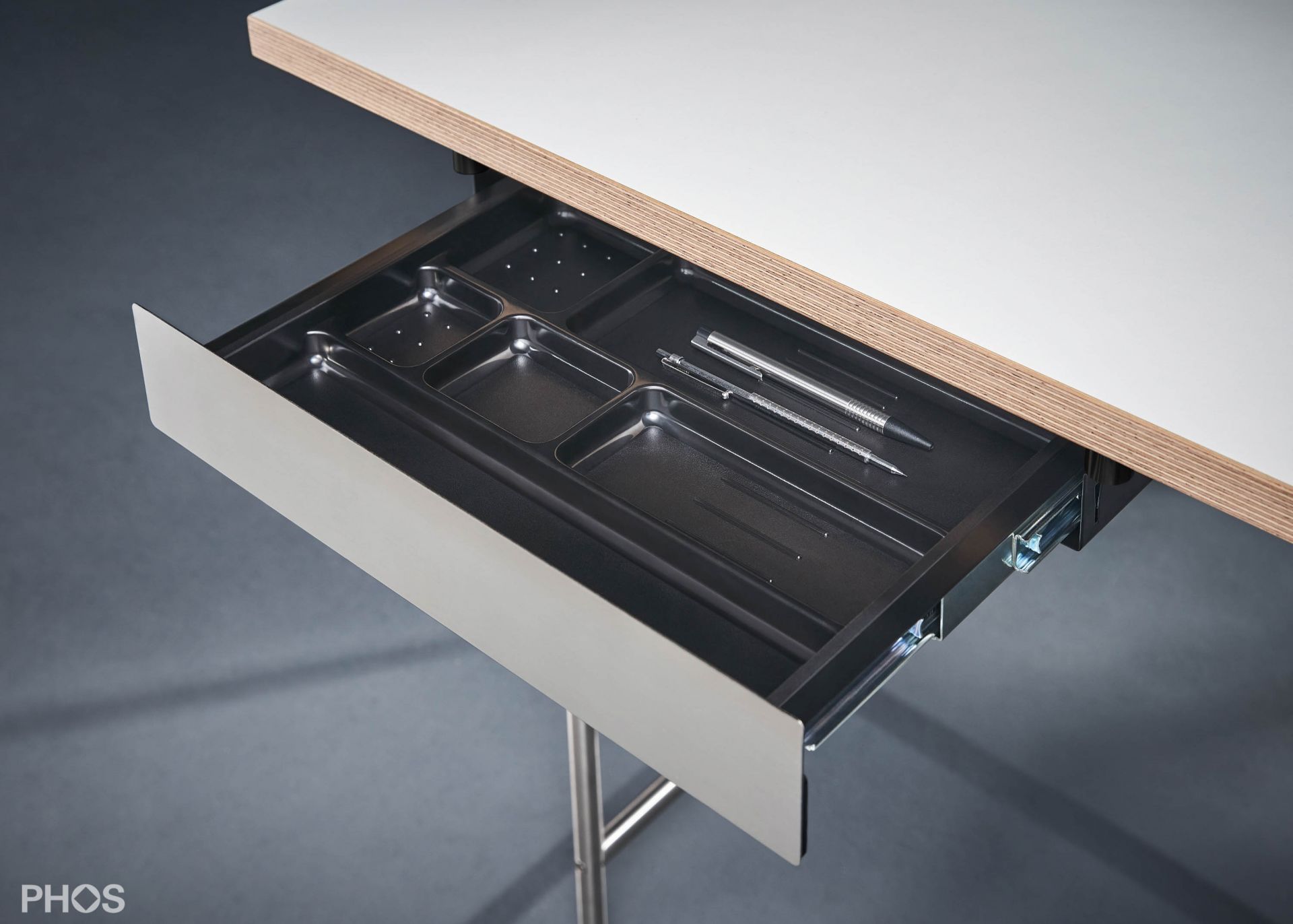 KATI-US Аксессуары: выдвижной ящик с панелью из нержавеющей стали PHOS  - Вид №1