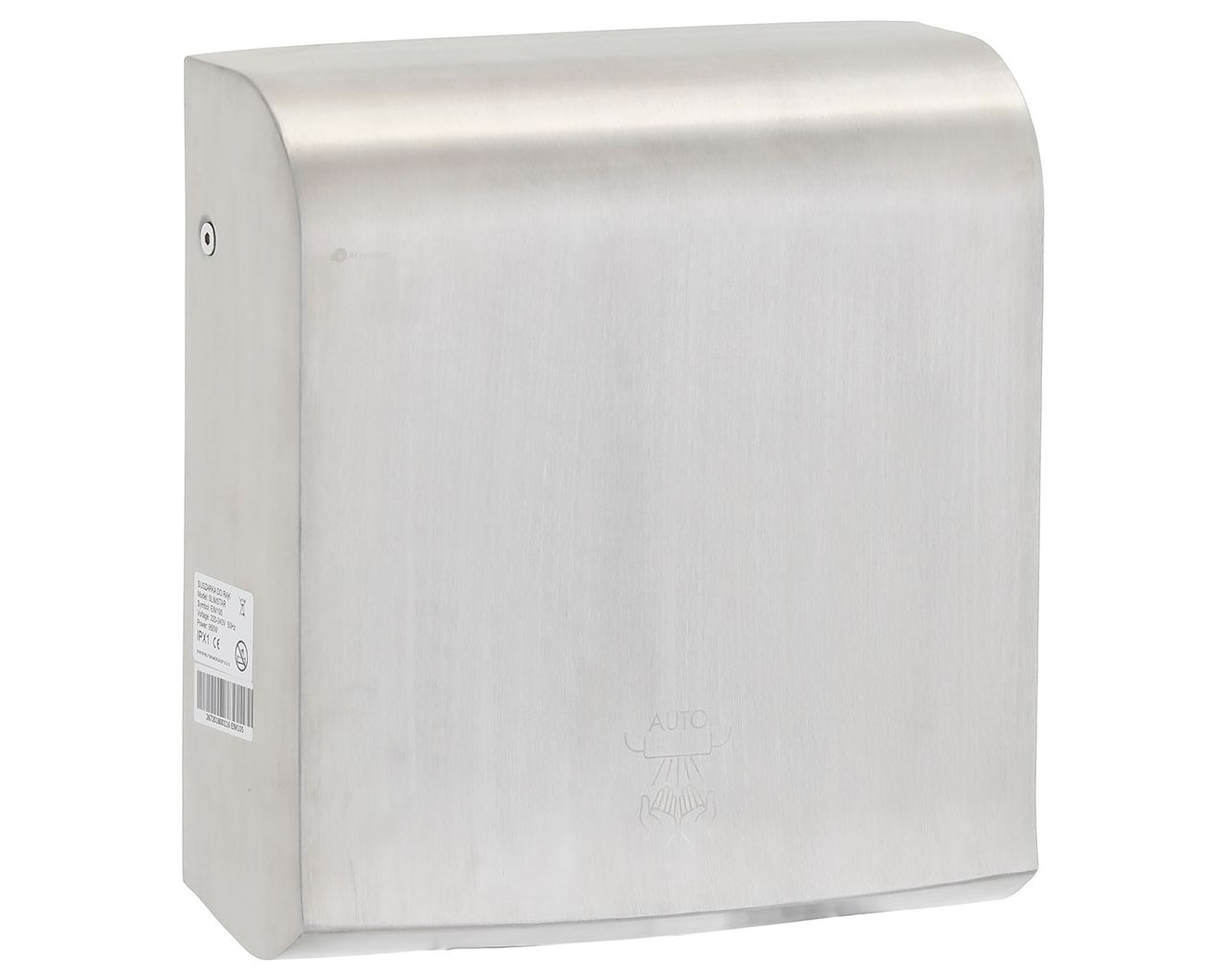 EIM105 Сушилка для рук SLIMSTAR, матовая сталь Merida 