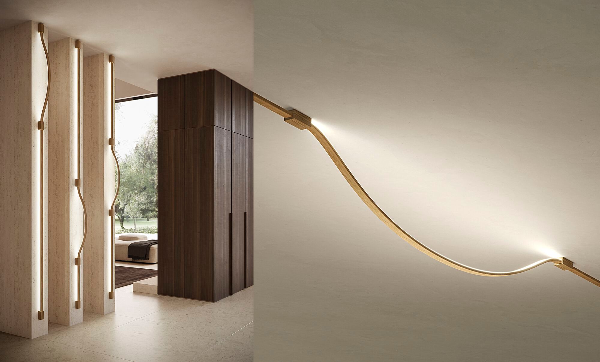 Поликарбонатный линейный профиль освещения для светодиодных модулей Panzeri BOW ARCH-00080535 - Вид №1