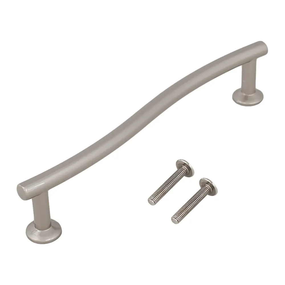 Мебельная ручка-скоба RS026SN.4 128 мм матовый никель 11593454 STLM-2095313 BOYARD  - Вид №1