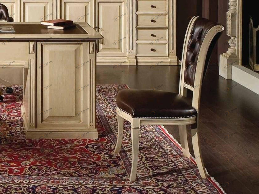 SCAPPINI & C Стул тафтинговый, обитый кожей 35th anniversary Se 299