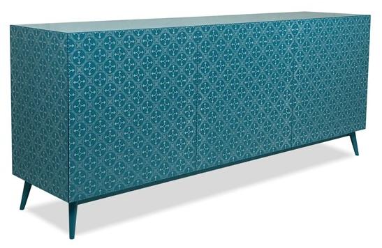 Barba design Буфет из лакированной древесины с распашными дверцами Tiles 63.c1 - Вид №1