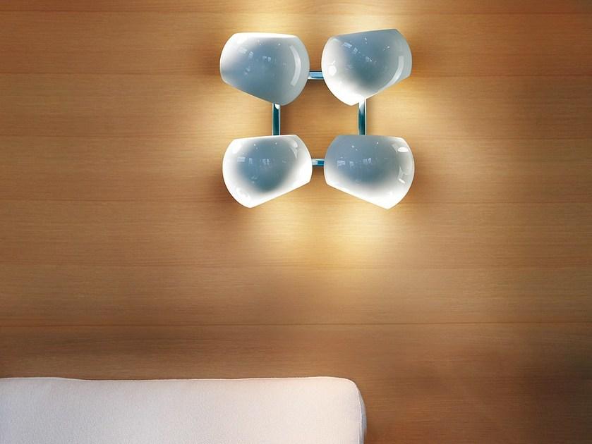 LICHT IM RAUM Настенный светильник из фарфора ручной работы White moons sun-id-1376530 - Вид №1