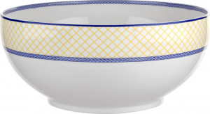 10600278 Spode Салатник 27,5см "Голубая Италия" (желтый борт) Фаянс