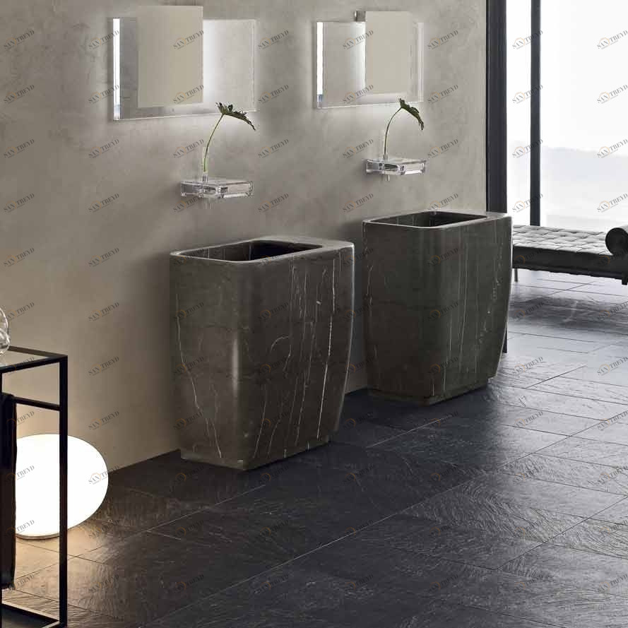 08LT1AG Накладная раковина на столешницу  прямоугольная Toscoquattro 