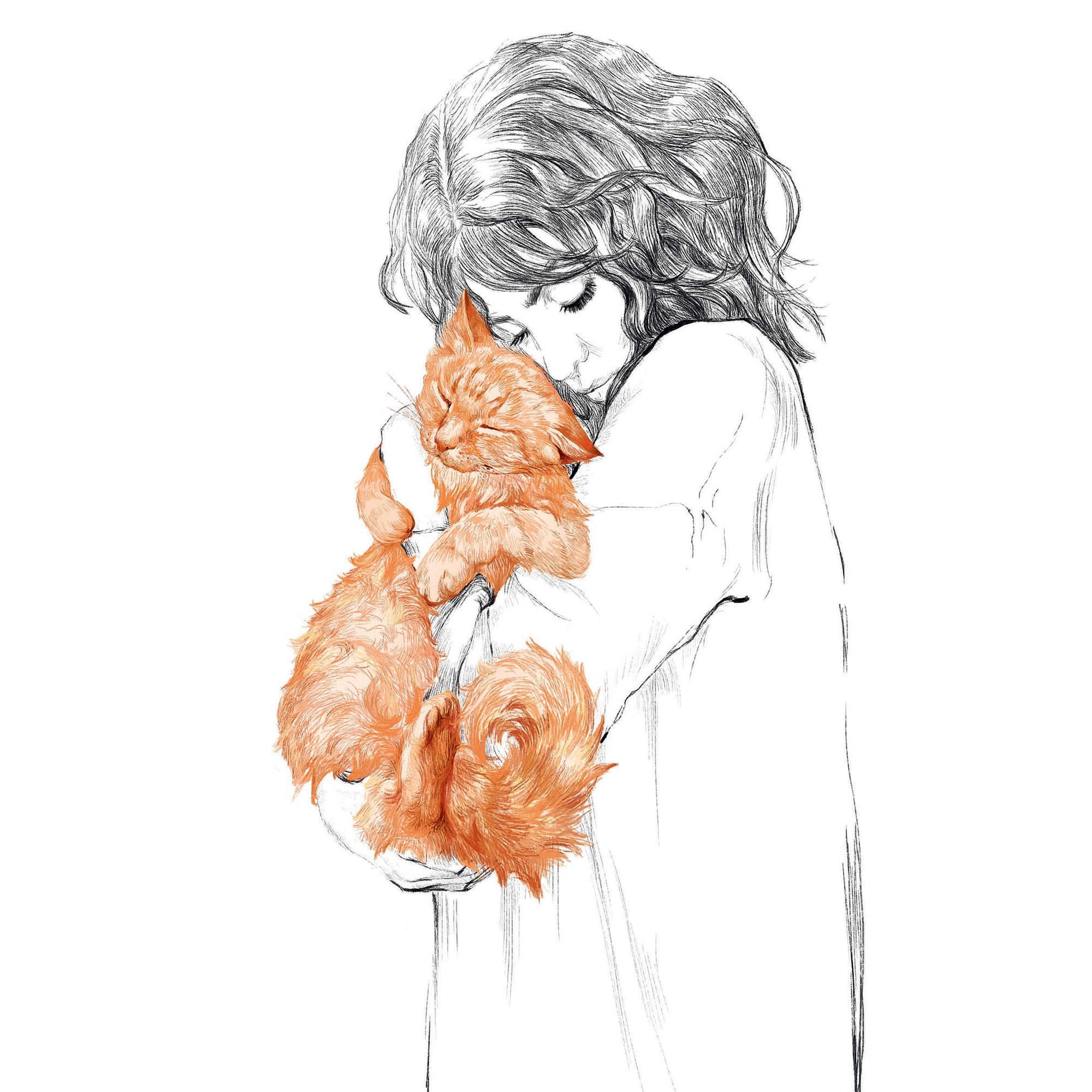 83308735 Постер «Тёплое мурчание» 21x29.7 см Santreyd 