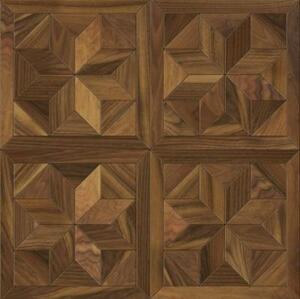 Модульный паркет Da Vinci Инженерный модульный паркет из ореха Агат Орех Европейский (Грецкий) Натур (Гладкая) 515х515 мм.