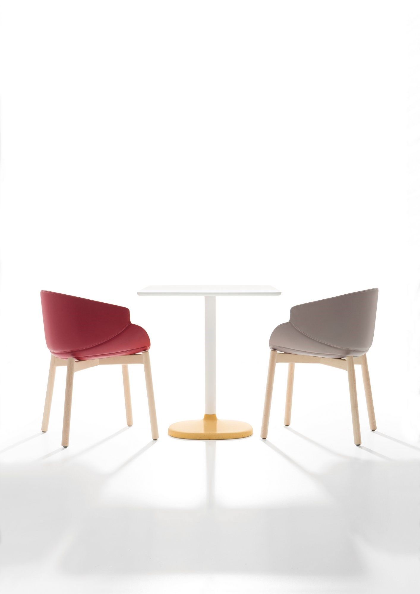 Мягкий тканевый стул с подлокотниками B-LINE BIX ARCH-00114791 - Вид №4