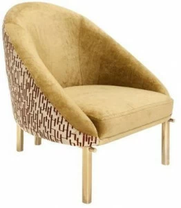 ANA ROQUE INTERIORS Бархатное кресло с подлокотниками Luxury