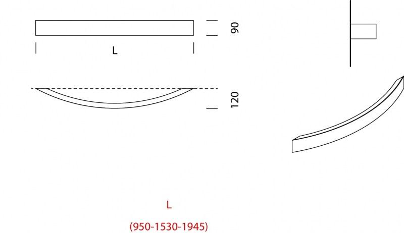 Lucifero's Настенный светильник из экструдированного алюминия Lbs sun-id-1354690 - Вид №3