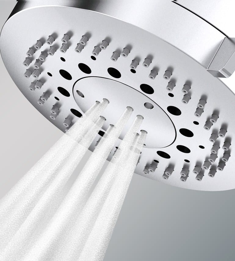 Настенная душевая головка с 3 струями Bossini ARCH-00106539 - Вид №3