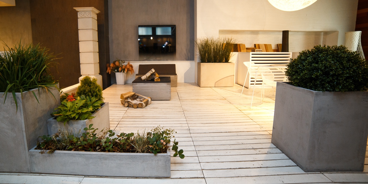 BetOn Каскад №2 цветочный бетонный ГОРШКИ ИЗ ФИБРОБЕТОНА СР108В - Вид №2