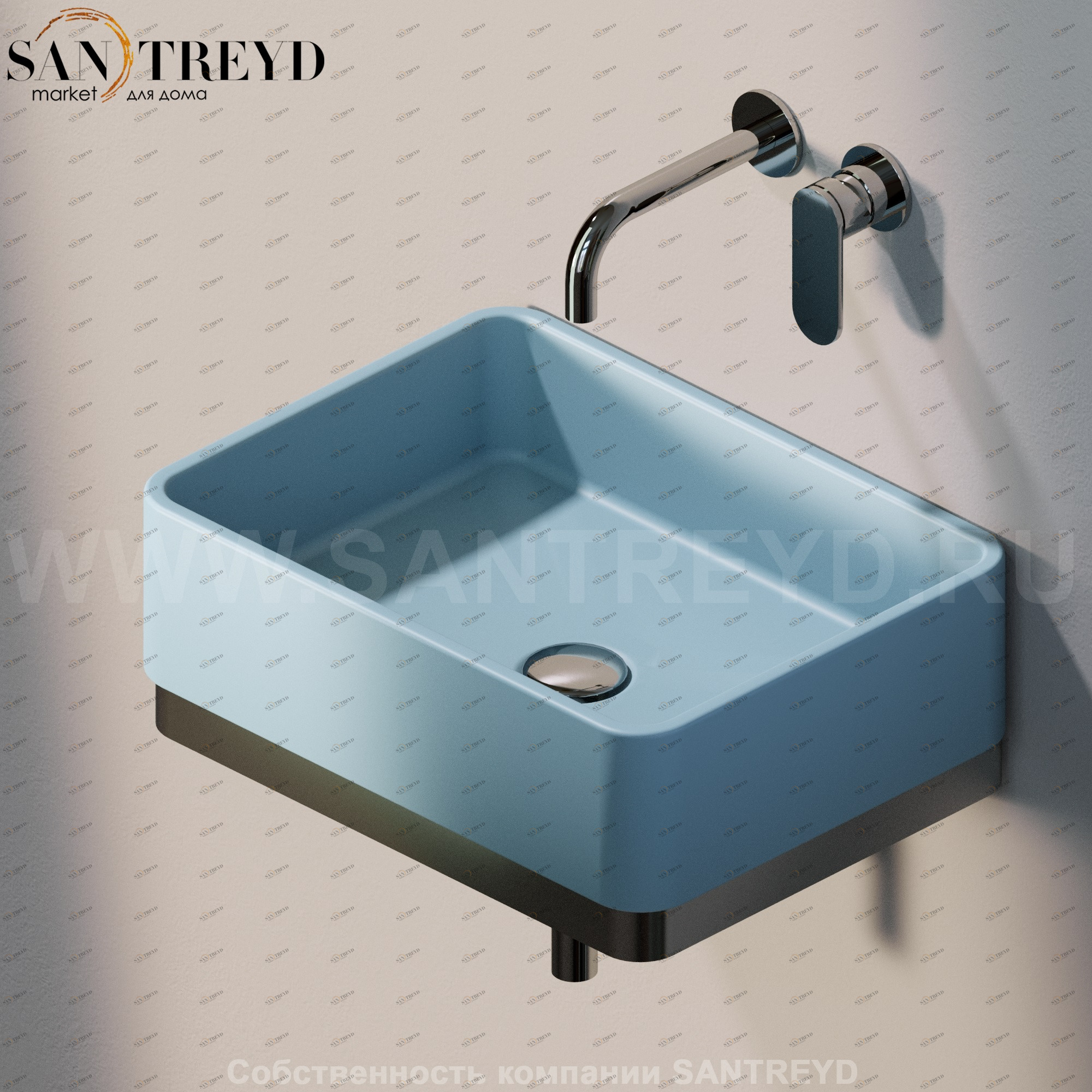 MWL485014 Подвесная раковина настенная прямоугольная Ceramica Flaminia Miniwash