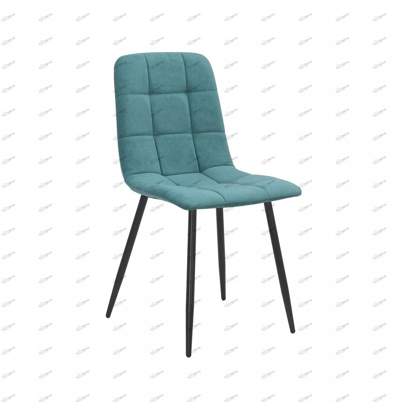 Стул мягкий со спинкой зеленый Leset "Скай" Ultra Mint IMPEX  00-3967273 Зеленый;черный 