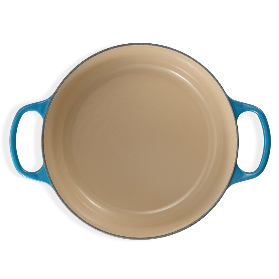 Кастрюля чугунная Le Creuset, Ø24 см, голубая 21177242002430 - Вид №7