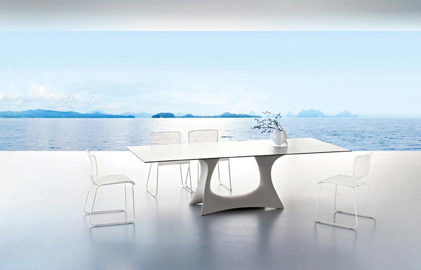 Roberti Прямоугольный садовый стол из стали Coral reef sun-id-1490394 - Вид №2