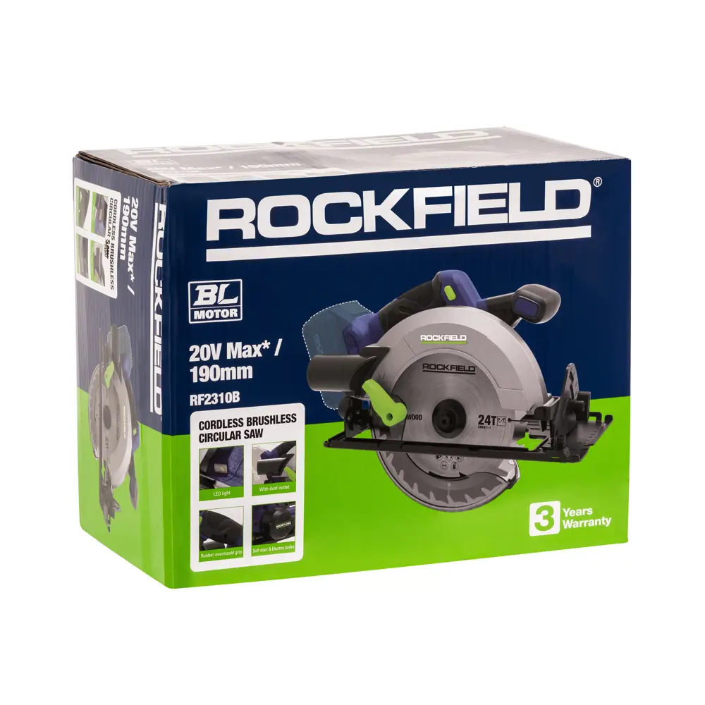 Аккумуляторная циркулярная пила Rockfield RF2310B для профессионального распила 89366508 STLM-1392971 - Вид №11