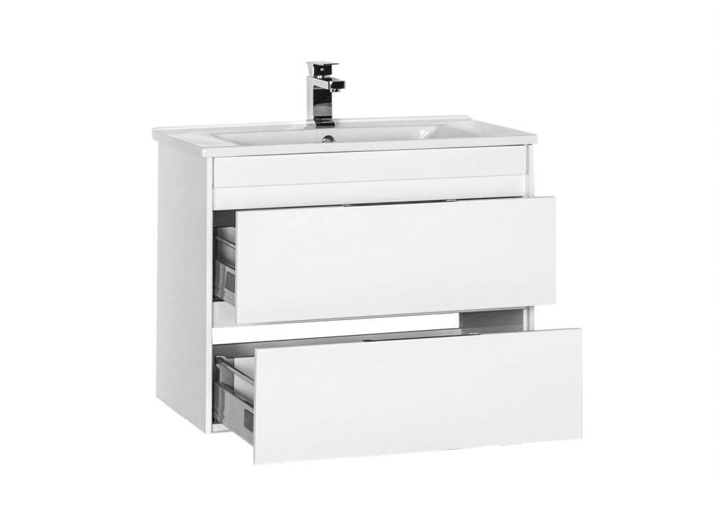 Тумба с раковиной Aquanet Тулон 85 белый 0018272400182320 - Вид №1