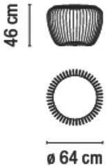 Vibia Напольный светодиодный торшер из стали Meridiano sun-id-1440173 - Вид №8