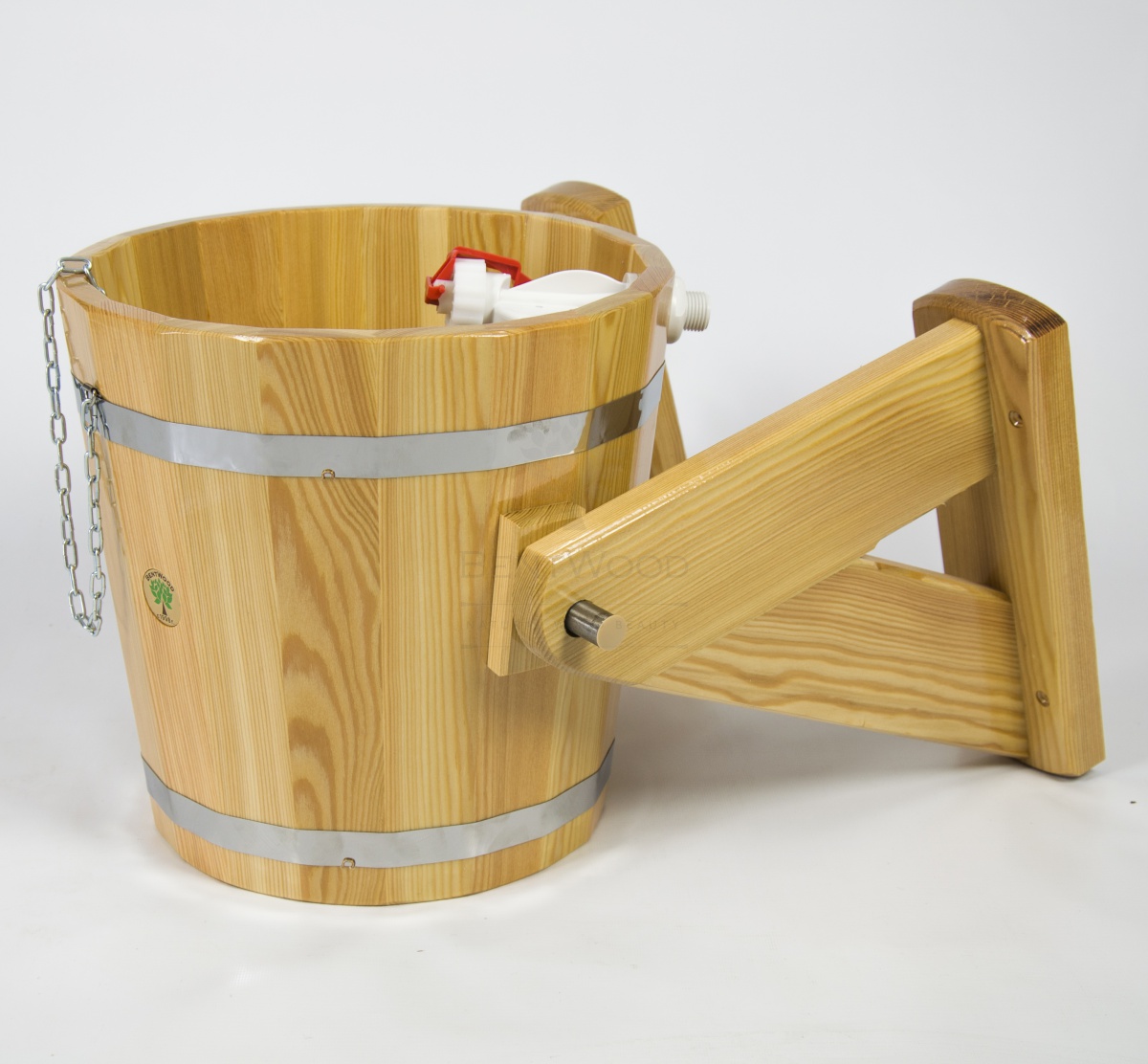 138 Обливное устройство из лиственницы 12 литров (лиственница натуральная) Alyarus  - Вид №3