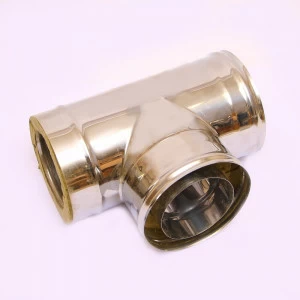 Сэндвич-тройник 90" Ferrum Ф150х210 нержавеющая сталь (430/0,5мм)