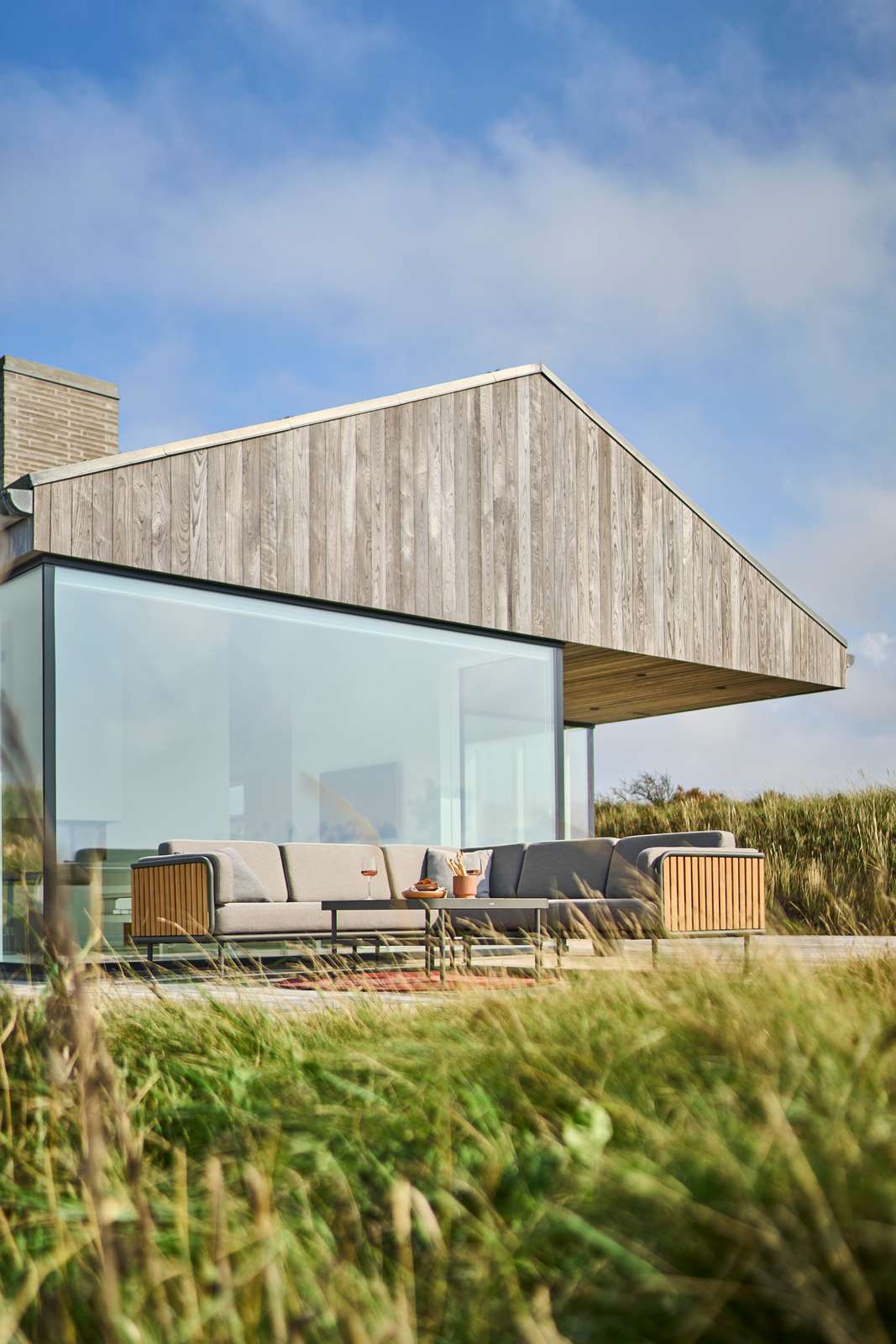 Угловое садовое кресло в Sunbrella® Mindo Mindo 100 ARCH-00086670 - Вид №3