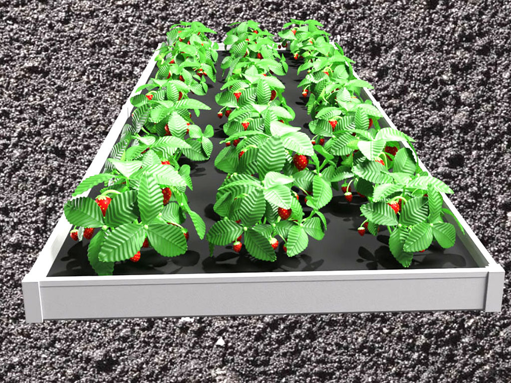 Грядка ПВХ 3х1м, высота 14 см ГеоПластБорд GPBST-134 - Вид №9