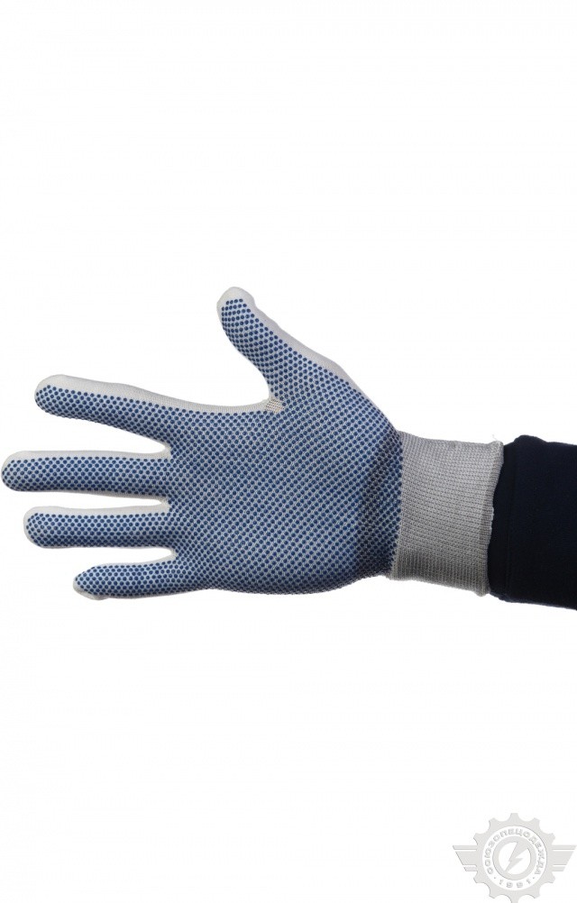 67651 Перчатки нейлоновые с ПВХ  Средства защиты рук  размер 8 Спецодежда  - Вид №1