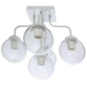 Люстра потолочная «Циркон 003», 5 ламп, 18 м², цвет белый