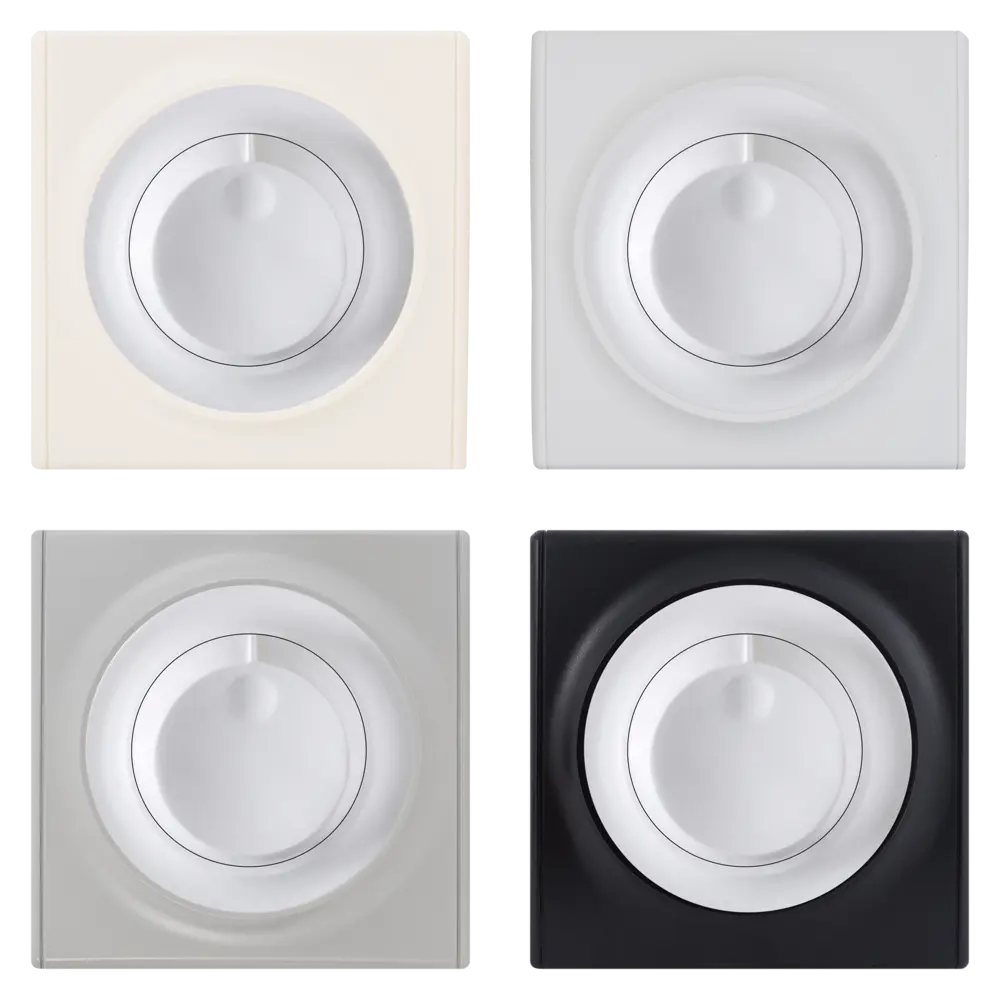 82126975 Диммер встраиваемый Onekey Florence 600 Вт цвет белый STLM-0019861 ONEKEYELECTRO - Вид №1