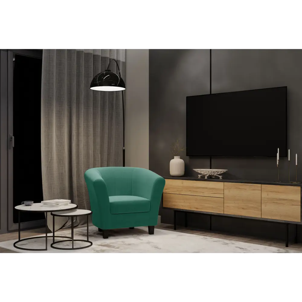 Кресло полиэстер Seasons Марсель CAMARO99 зеленое 85x73x77 см 85098311 STLM-2025347  - Вид №3