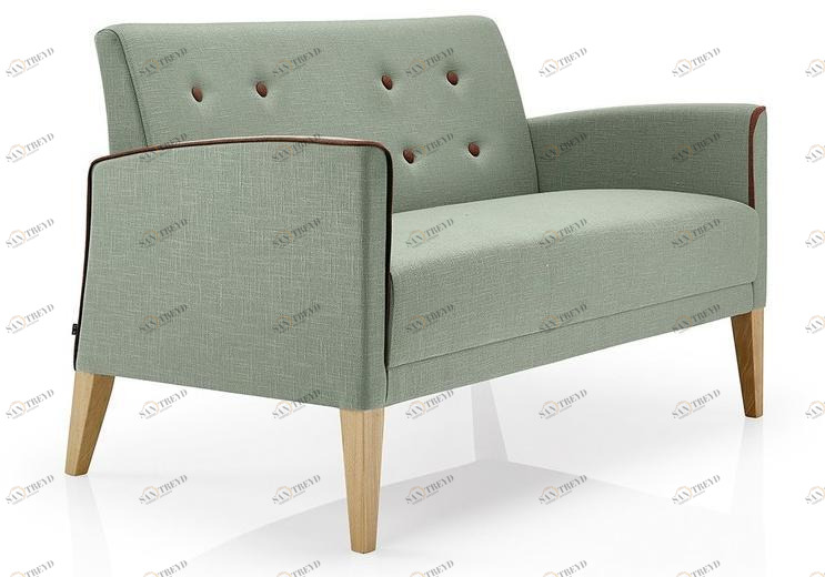 JMS Тафтинговый диван из ткани Cassis M283d rb_vb