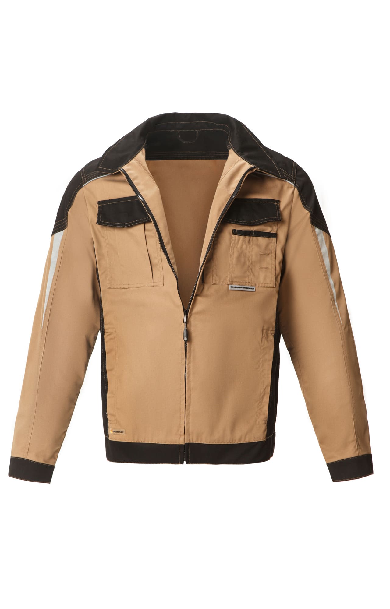 70066 Костюм  NEW бежевый с черным STATUS  Летняя спецодежда  размер 52-54/170-176  - Вид №3